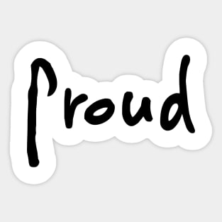 Proud Sticker